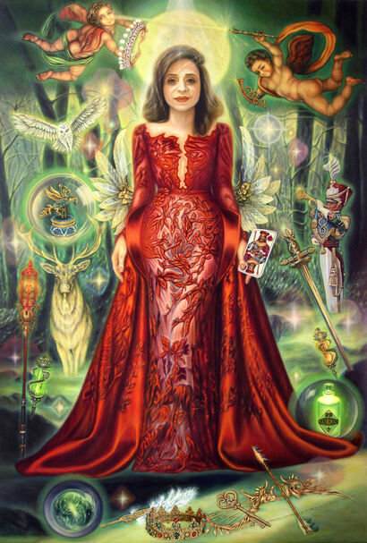 The Icon Coronation - a Paint Artowrk by Walid  LEMKECHER 